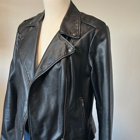 BB Dakota Faux Leather Biker Jacket-NWOT - Picture 3 of 15